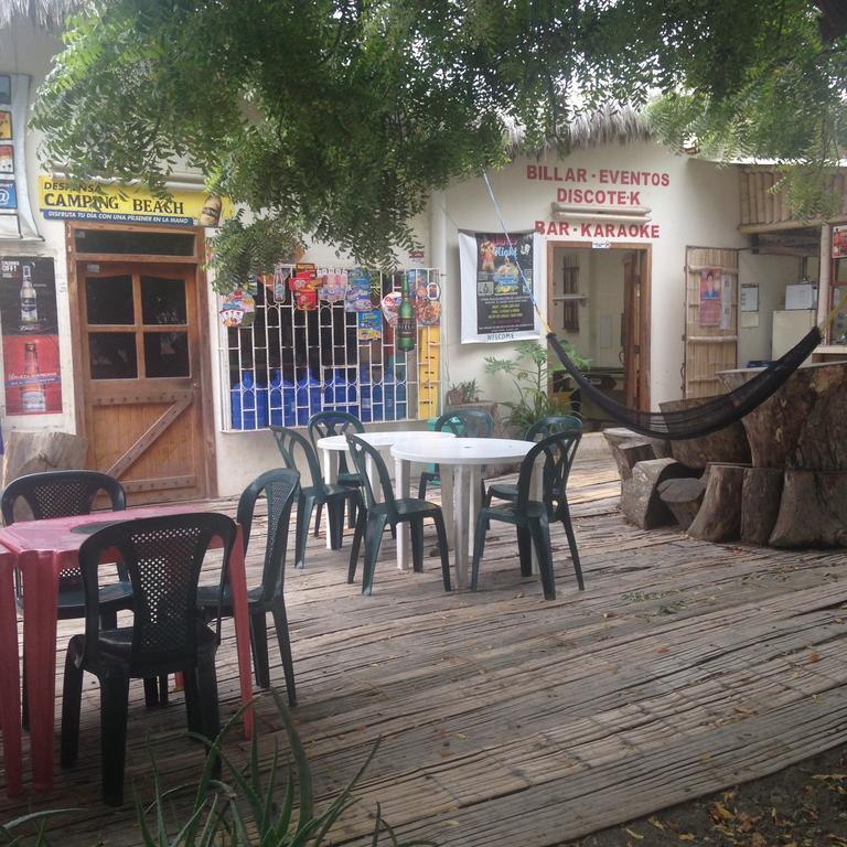Hostal Camping Beach Salinas (Santa Elena) Exterior foto